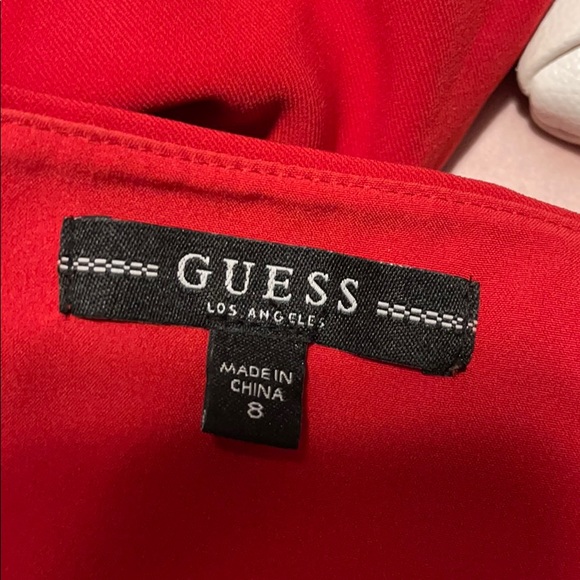 Red Fit and Flare Dress - Picture 3 of 3